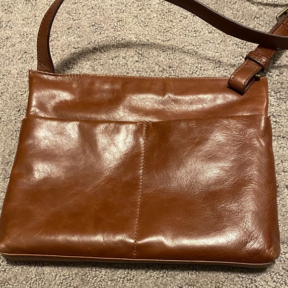 Margot New York Brown Leather Crossbody Bag - Picture 4 of 6